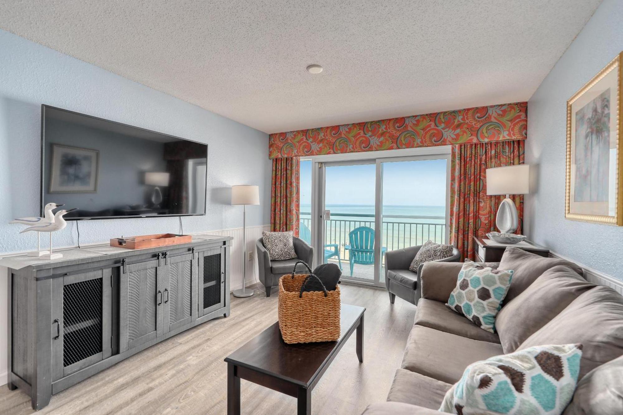Вилла 2007 S Ocean Blvd, 0406 - Ocean Front Sleeps 10 Миртл-Бич Экстерьер фото